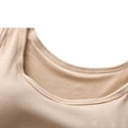 thumbnail image 3 of AherBiu Padded Tank Tops for Women Basic Loose Solid Color Summer Camisole Comfy Round Neck Sleeveless Tops, 3 of 4