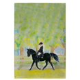 thumbnail image 1 of Betsy Drake GT141 Serviette d'Invité Cheval Noir & Cavalier - 20 x 20 Po., 1 of 1