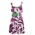 thumbnail image 5 of Pisexur Combinaison Décontractée Grande Taille pour Femmes Summer Floral Sans Manches Sangle Spaghetti Réglable en Vrac Short Extensible d'Une Seule Pièce avec Poches S-3XL, 5 of 5