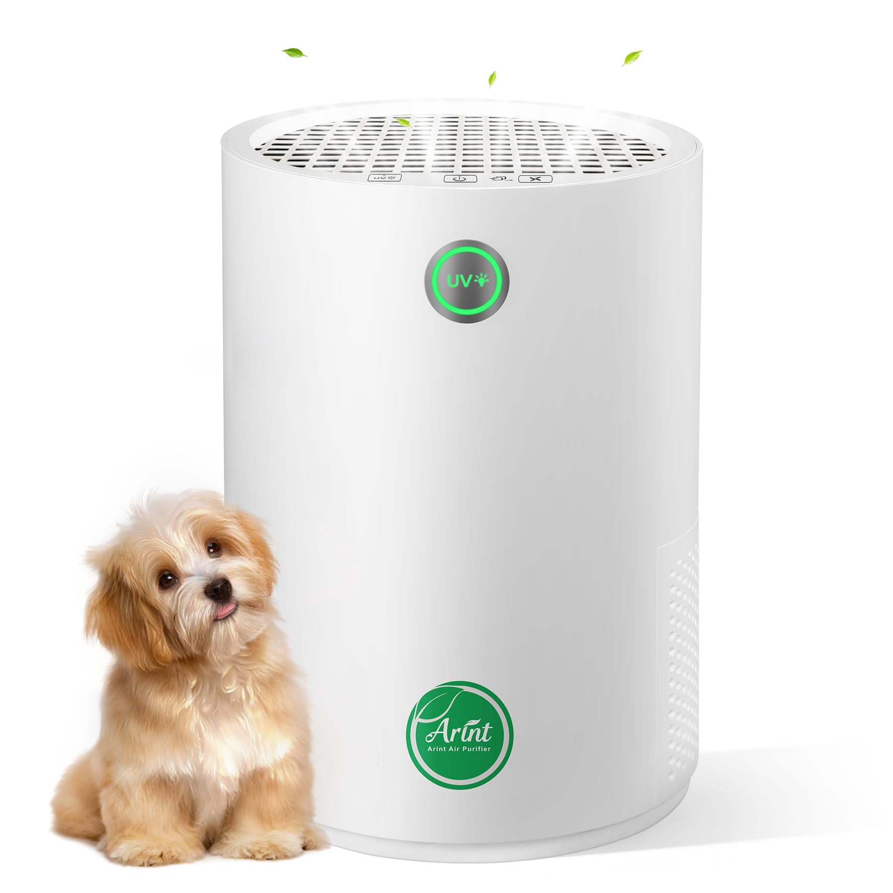 Arint Air Purifiers for Bedroom,H13 True HEPA Air Purifier with 5-Layer Filtration for Pollen/Smoke/Dust/Pet Dander/Odor/Hair,Por