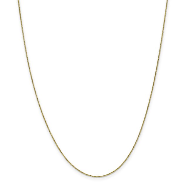 Chaîne Pendentif Spiga en Or Jaune 10K 0.80mm 20 Pouces