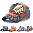 thumbnail image 2 of Coofit Casquette de Baseball Mode à Poing Riveté Snapback Chapeau Extérieur Chapeau de Soleil pour Hommes Femmes, 2 of 5