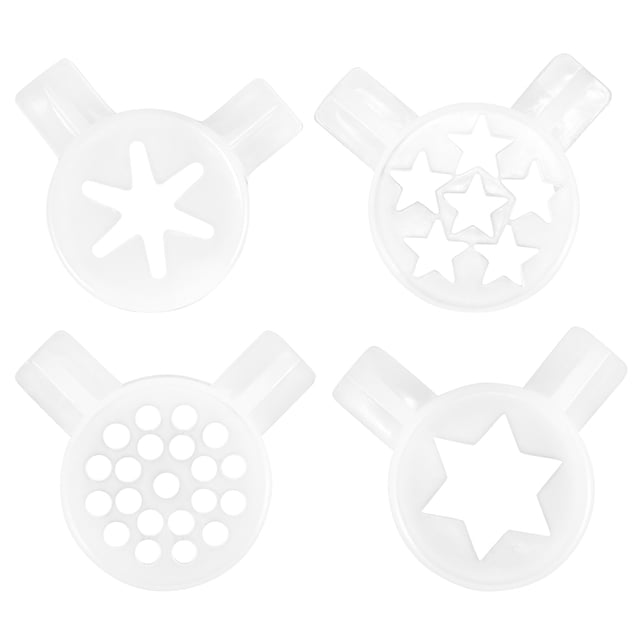 Miangastore Fournitures pour Machine à Crème Glacée Blanc 4 Pcs 1.97X1.77X0.28 Po