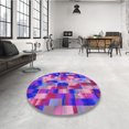 thumbnail image 4 of Ahgly Company Tapis d'Intérieur Rectangulaire Transitionnel Lavable à la Machine, Lilas Violet Riche, 6 Pieds x 9 Pieds, 4 of 7