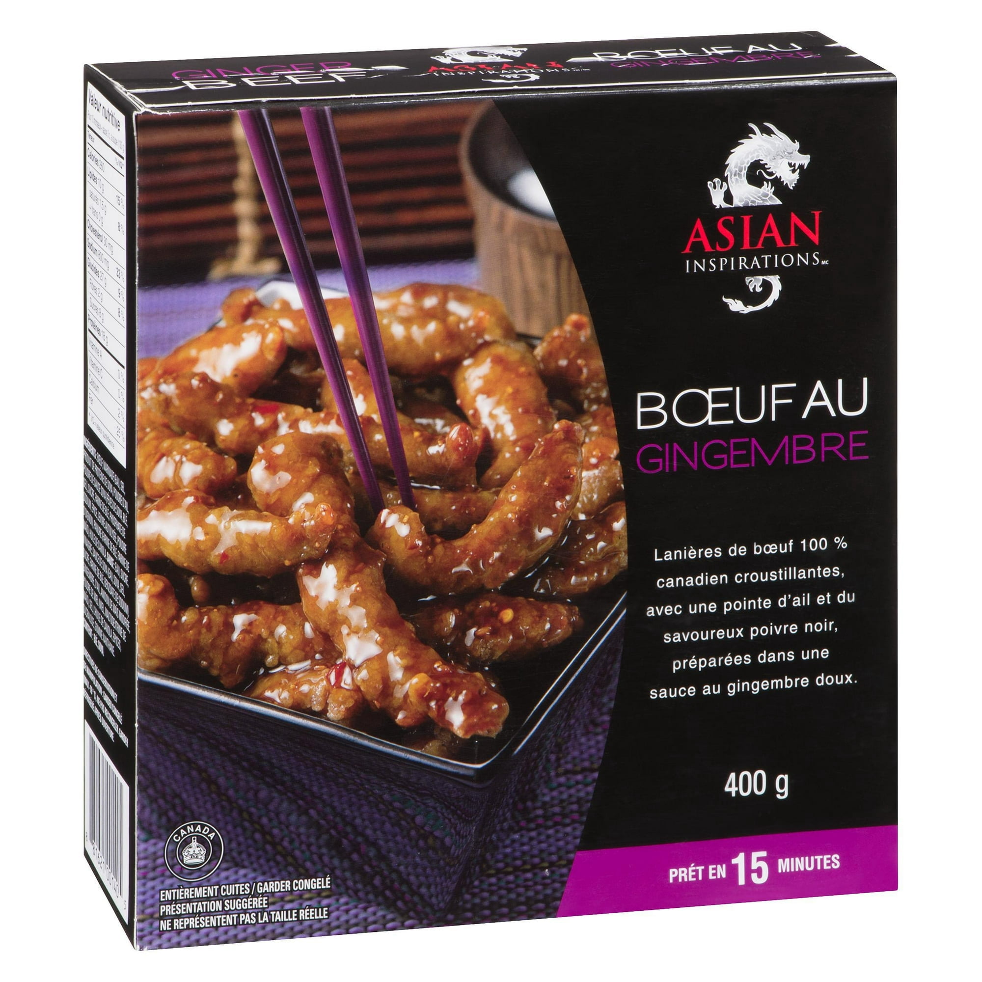 Bœuf au gingembre Asian Inspirations 400 g
