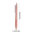 thumbnail image 3 of Fwttom Plastic Ballpoint Pen, 0.7ml C&y Color Push-Button Neutrals Pen High Value Quicks Drying Black Brush Pen for Problem Solving Pen Learning Stationery, 3 of 6
