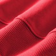 thumbnail image 5 of Milgrthf Unisexe Garçons Filles Chandails d'Automne Sport Décontracté Manches Longues Fermeture Éclair Complète Mignon Col Ras du Cou Basique Couleur Unie Chandails à Capuchon Chandail avec Poche Rouge 7-8 Ans, 5 of 5