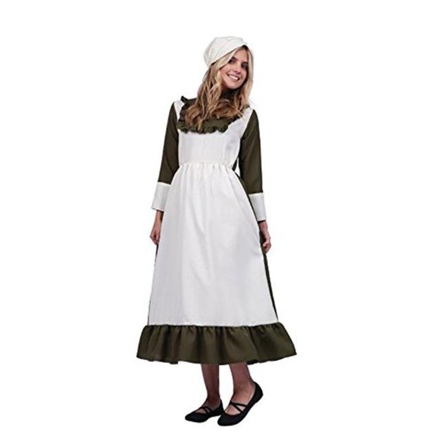 RG Costumes 81366-M81366-M Emeline Colonial Peasant- Medium