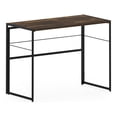 thumbnail image 1 of Pemberly Row Wood & Metal Frame Computer Desk in Rustic Oak/Black, 1 of 6
