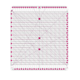 thumbnail image 2 of Règle de Courtepointe 12,5 X 12,5 Po Règles Fendues pour Courtepointe et Couture Règles de Bande de Courtepointe pour Tissu Coupe Précise,1 * Règle de Courtepointe, 2 of 6