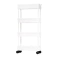 thumbnail image 1 of Shengyu Multifunctional Storage Solution For Bedroom And Living Room Occupying No Space Storage Cart Utility white,4 layers 25cm, 1 of 6