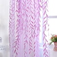 thumbnail image 2 of Iumwxz Rideaux Voile Pièce Fenêtre Rideau Voilage Panneau Draperies Rideau PP S Rideaux Occultants Violet Offres des Fêtes, 2 of 9