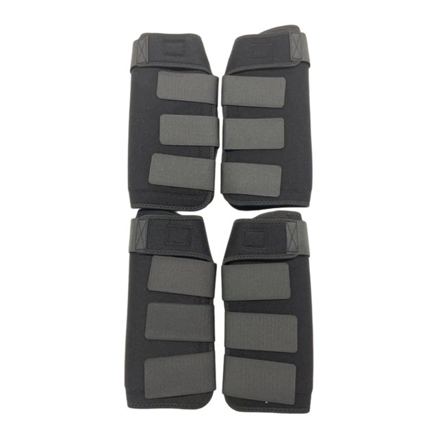 Almencla 4 Pieces Horse Boots Comfortable Neoprene Leg Protectors for Training Riding S