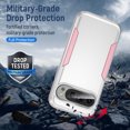 thumbnail image 2 of MYKOMI pour Étui Pixel 9 Pro TG, Étui Google Pixel 9 Pro TG avec Protecteur d'Écran HD [Qualité Militaire Testé contre les Chutes] Étui de Protection Robuste, Résistante et Antichoc pour Pixel 9 Pro TG, Blanc, 2 of 6