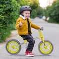 thumbnail image 4 of Honeyjoy Draisienne 12 Pouces Vélo pour Enfants à 2 Roues avec Siège Ajustable Vert, 4 of 10