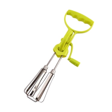 EGNMCR Stainless Steel Stirrer Classic Manual Crank Stirrer Handheld Rotary Stirrer a whisk