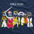 thumbnail image 2 of Mens Noble Gases Science T Shirt Funny Periodic Table Nerdy Graphic Tee Geeks (Navy) - L, 2 of 3