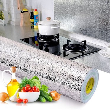 Agiferg Autocollants de Cuisine Résistants à l'Huile Bricolage Autocollant Mural Autoadhésif Cuisinière Armoire