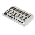 thumbnail image 2 of Guitar Bridge, Safe Bottom Stringing Anti Deformation Metal Hardtail Guitar Bridge Standard  For Electric Guitar Gold,Silver, 2 of 8