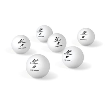 Balles de tennis de table EastPoint Sports 1 étoile de 40 mm blanches
