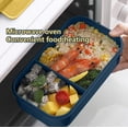 thumbnail image 4 of Japceit Boîte à Lunch pour Enfants, Boîte Bento Boîte à Lunch pour Adultes, Contenants à Lunch pour Adultes/enfants/tout-Petits, Boîte à Lunch Bento 1100 ml à 2 Compartiments, Cuillère Réutilisable Intégrée &, 4 of 7