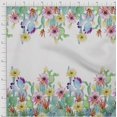 thumbnail image 2 of oneOone Polyester Lycra Fabric Floral & Cactus Panel Printed Craft Fabric BTY 56 Inch Wide, 2 of 3