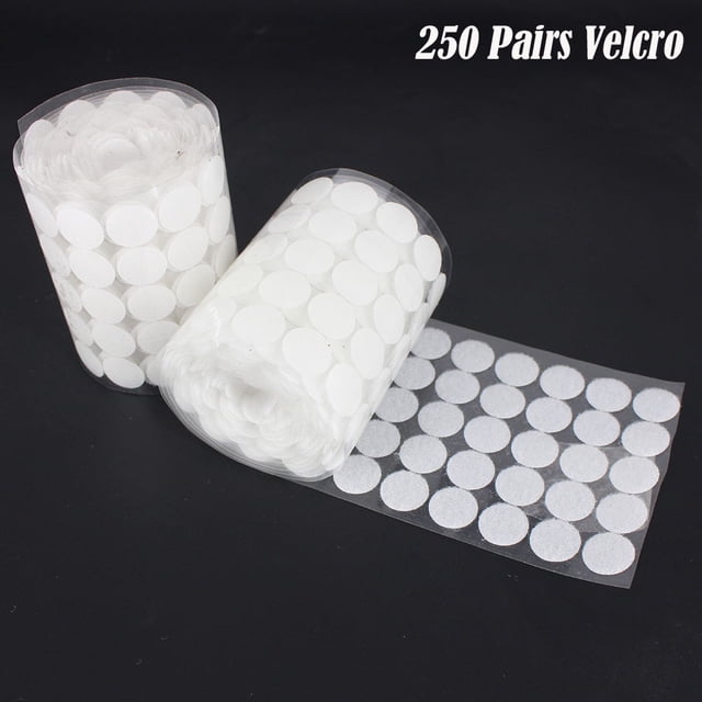 20mm Hook And Loop 250 Pairs Diameter Hook And Loop Self Adhesive Round