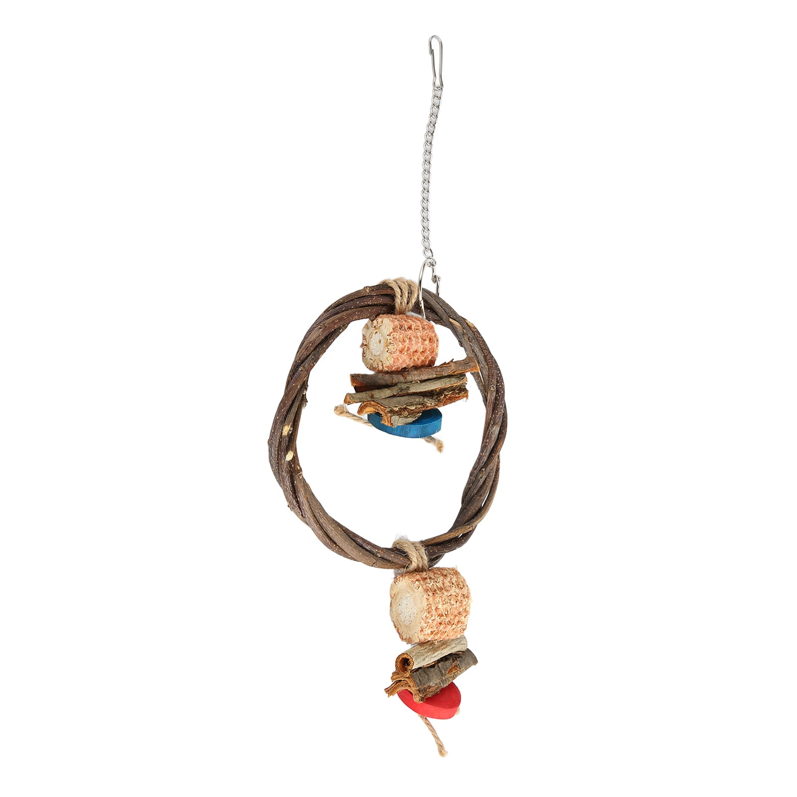 Bird Swing Perch, Bark Hanging Swing Toy Colorful For S - Walmart.ca