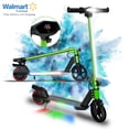 thumbnail image 1 of WEELMOTION Ranger Foldable Electric Scooter for Kids, 150W Motor, Lightweight Aluminum Frame, Dual Brakes, Big LED Display, Head & Bar Lights, Multicolor Pedal Lights, UL2272 Certified –Green, 1 of 13
