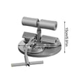 thumbnail image 3 of Stainless Steel Sit Up Assist Abdominal Roller with 3 Suction Cups and Drawstring for Home Gym Workout, 1-Pack, 3 of 6