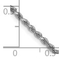 thumbnail image 5 of Leslie's 14K White Gold 1.75mm Diamond-Cut Rope Chain (Weight: 6.57 Grams, Length: 24 Inches), 5 of 5