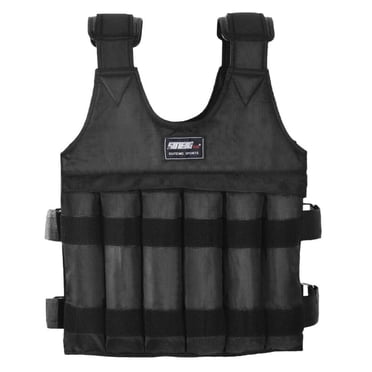 Veste Ajustable de 50 Kg/110 Lb pour l'Entraînement, l'Exercice, le Jogging, la Mise en Forme, les Entraînements, Gilet de Poids pour la Course, l'Entraînement