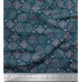 thumbnail image 1 of Soimoi Rayon Crepe Fabric Aztec Southwestern Print Fabric by Yard 46 Inch Wide, 1 of 3