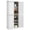 White, variant on HOMCOM Freestanding 4 Door Kitchen Pantry Cabinet with Shelves Black
