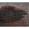 thumbnail image 4 of oneOone Viscose Chiffon Fabric Leaves & Floral Block Print Fabric By The Yard 42 Inch Wide, 4 of 4
