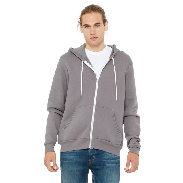 Bella + Canvas Unisex Sponge Fleece Full-Zip Hooded Sweatshirt