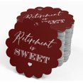 thumbnail image 4 of Inkdotpot Pack Of 50 Retirement Is Sweet Text Favor Paper Tags Craft Real Silver Foil Hang Tags, 4 of 6