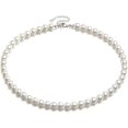 thumbnail image 1 of EcoNesxp Collier Rond en Perles Blanc mm Collier de Perles pour Hommes et Femmes, 1 of 5