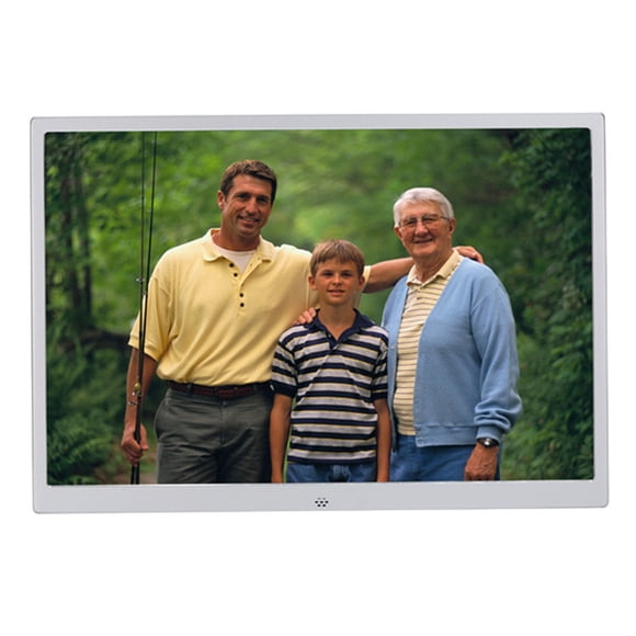 EGNMCR 12 Inches Smart Digital Photo Frame, 32GB Playback Content, TN Screen, Front Music Player Speaker, Adjust-able Speed To Play Movies, Gift