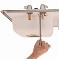 thumbnail image 4 of Basin Wrench, 15 Inch Metal Tool with Solid Steel Handle for Greater Torque, Spring Jaw Design for Secure Grip, Ideal for Plumbing Fixtures and Faucets, 4 of 5