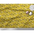 thumbnail image 2 of Soimoi Polyester Crepe Fabric Sleigh,Bread & Hot Dog Food Print Sewing Fabric Yard 42 Inch Wide, 2 of 3