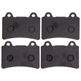 thumbnail image 4 of Niche Brake Pad Set for Yamaha FZR1000 Semi-Metallic Motorcycle 2 Pack 519-KPA2434D, 4 of 6