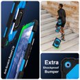 thumbnail image 2 of Étui Antichoc Rotatif pour Samsung Tab A9 8,7 Pouces - Étui Hybride en Silicone et PC à Couverture Complète avec Fonction Support, Design Embossé Résistant à l'Usure, Bleu Coloré, Comprend une Bandoulière -, 2 of 6