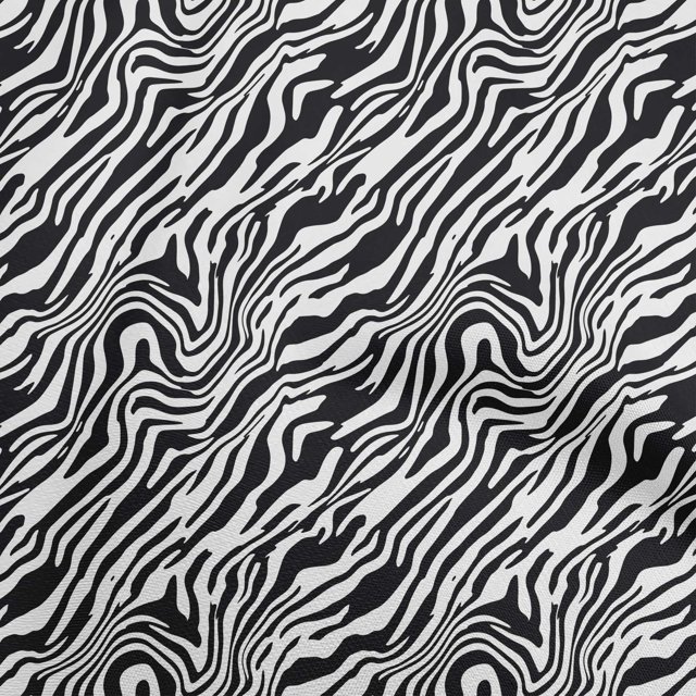 oneOone Polyester Spandex White Fabric Animal Skin Sewing Craft Projects Fabric Prints By Yard 56 Inch Wide