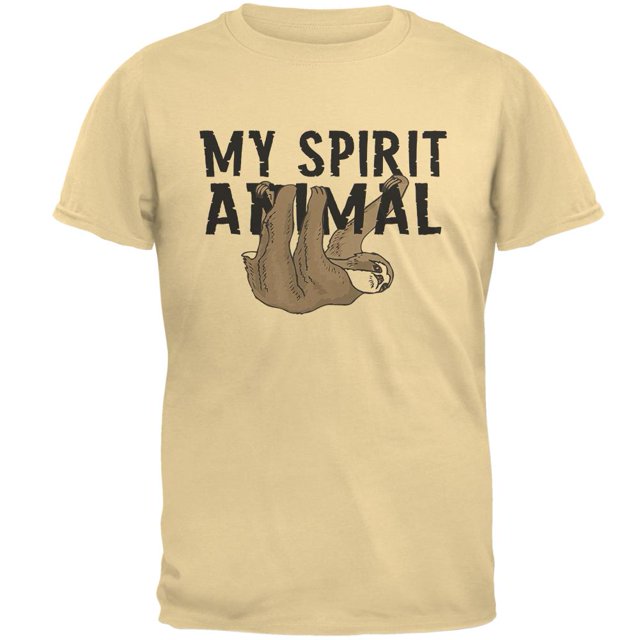 Sloth Mon Animal Spirituel T-Shirt pour Homme