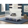 thumbnail image 4 of Lit de bébé 4-en-1 Landry Concord Baby - Blanc, 4 of 5