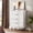 White, variant on AKDSteel Modern Fluted 5 Drawer Tall Dresser – Solid Wooden Storage Cabinet with Metal Legs for Bedroom, Hallway, Entryway, or Living Room