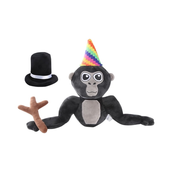 Peluche Gorilla Tag Monkey Multicolore Jouet en Peluche de Jeu Gorilla - Adorable et Amusant, Collectionnable pour les Joueurs, Peluche Gorilla Tag