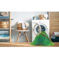 thumbnail image 2 of Ahgly Tapis d'Intérieur Lavable en Machine Carré Transitionnel Vert Lime Foncé, 5 Pieds Carré, 2 of 7