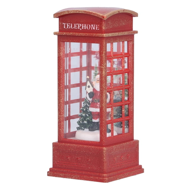 Christmas Christmas Decorative Lantern Christmas Table Night Light Lighted Snow Globe Lantern